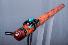Redwood Burl Native American Flute, Minor, Bass A#-3, #L22A (1)